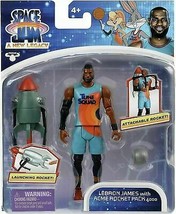 SPACE JAM: A New Legacy- 5&quot; Lebron James with Acme Rocket Pack 4000 - £37.21 GBP