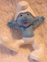 The Smurfs 2 McDonalds Happy Meal Toy 2013 Clumsy Smurf Peyo #9 Cartwheel   - £2.38 GBP