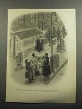 1952 Cartoon by Robert Day - How about Deck the Hall with Boughs of Holly? - £14.82 GBP
