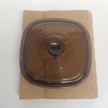 Pyrex A-9-C Square Replacement Lid for Amber Visions Casserole Dish 8&quot;, NOS - £19.67 GBP