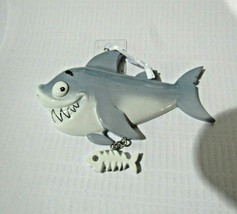 Sea Life Shark Personalizable Christmas Ornament by PolarX - £9.58 GBP
