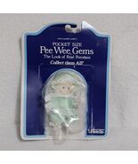 Vintage 80s Uneeda Pee Wees Blond Hair Miniature Pocket Doll NOS - $423.37 MXN