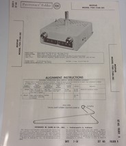 Vintage PhotoFact Mopar Model 700 (Tar-58) Instructions 1958 - $3.99