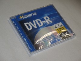 Memorex DVD-R 4.7GB 120 4X Min Video Single Sided Version 2.0 New Factory Sealed - $5.89