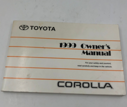 1999 Toyota Corolla Owners Manual Handbook OEM P03B27006 - £21.57 GBP