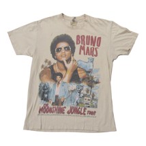 Bruno Mars The Moonshine Jungle Tour Short Sleeve T Shirt Size Medium - £6.51 GBP