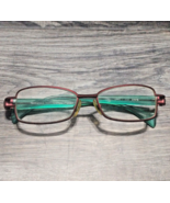 Face A face Links 3 glasses 998 frames 51016 red brown aqua green NO SCR... - $725.46 MXN