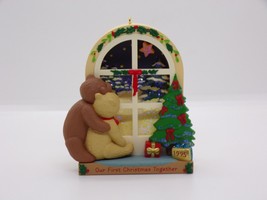 &quot;OUR FIRST CHRISTMAS TOGETHER 1995&quot; Hallmark Keepsake Ornament Original Box - £12.11 GBP