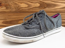 VANS Size 7 Sneaker Gray Fabric Medium   Lace Up Women - £15.88 GBP