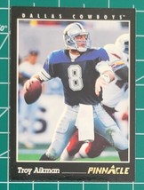 1993 Pinnacle Troy Aikman - Dallas Cowboys #281 Football Card - $32.30 MXN