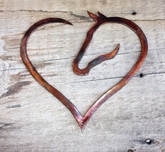 Horse Heart Silhouette - Western Décor - Metal Wall Art - Copper 30&quot; - £56.93 GBP