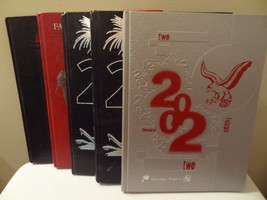 LOT OF 5  MINFORD, OHIO  THE FALCON  HIGH SCHOOL YEARBOOKS 1998 1999 200... - £31.53 GBP