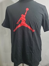 JORDAN BRAND Black Short Sleeve T-shirt  PRE-OWNED CONDITION LARGE - $19.60