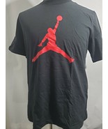 JORDAN BRAND Black Short Sleeve T-shirt  PRE-OWNED CONDITION LARGE - $362.78 MXN