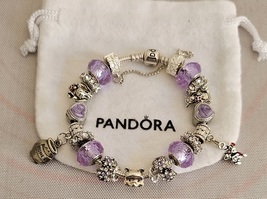 Winnie the Pooh- Rumbly in my Tumbly - Authentic Pandora Bracelet with receipt - £116.53 GBP