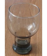 Vintage Smokey Grey Water Goblet - VGC - GREAT VINTAGE GLASS - CLASSIC C... - $13.57 CAD