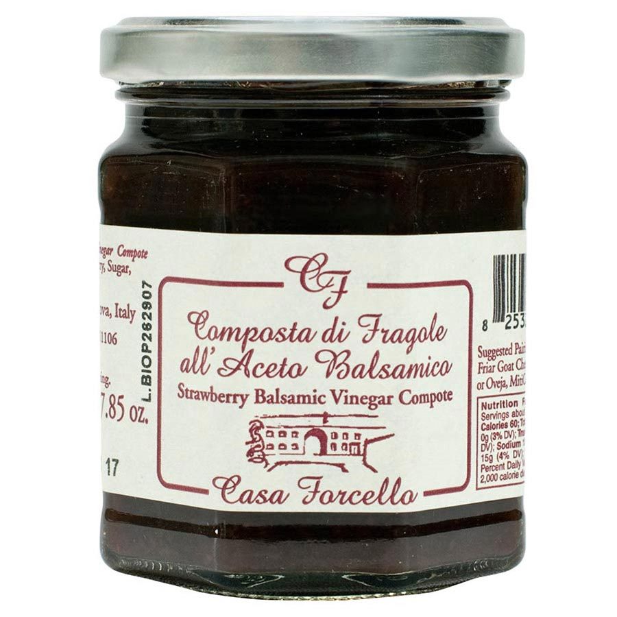 Strawberry Compote with Balsamic Vinegar of Modena - 6 jars - 17.64 oz ea - $234.74
