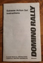 VTG 1994 Domino Rally Extreme Action 9510 Replacement Instructions Manual - $10.88