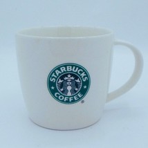 Starbucks 2008 Coffee Ceramic Mug 12 oz  Mermaid White Green logo - $148.66 MXN