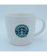 Starbucks 2008 Coffee Ceramic Mug 12 oz  Mermaid White Green logo - $148.66 MXN