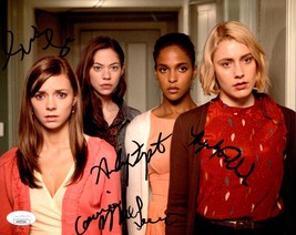 DAMSELS IN DISTRESS CAST SIGNED 8X10 PHOTO X4 GRETA GERWIG CARRIE MACLEM... - £195.22 GBP