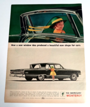 Ford &#39;63 Mercury Monterey Little Girl in Green Hat Cut Magazine Print Ad... - $7.99