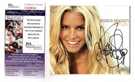 JESSICA SIMPSON Autographed Hand SIGNED CD Booklet Cover WITH YOU JSA CE... - £86.13 GBP