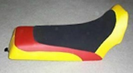 Yamaha Banshee Seat Cover Yellow Red And Black Color - £31.49 GBP