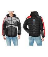 Mass Effect Commander Shepard Mens Hooded Puffer Jacket  - $123.07 CAD