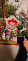 Hand Made Muppet Style Hand Puppet W/Tie Dye Shirt - £77.67 GBP