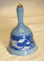 Currier Ives Porcelain Bell Home in The Wilderness - £11.86 GBP