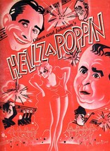 HELLZ a POPPIN Playbill &amp; Souvenir Program Olsen &amp; Johnson 1939 Theo Hardeen  - $47.59