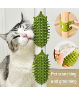 Green Cat Hair Removal Massage Comb – Self-Cleaning Grooming Brush for Cats - €6,63 EUR