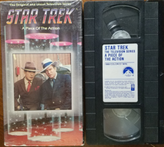 STAR TREK:A Piece of Action Original, Uncut TV Series  (VHS, 1988) - £3.90 GBP