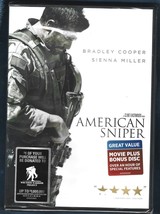 Factory Sealed DVD-American Sniper-Bradley Cooper, Sienna Miller - £9.17 GBP
