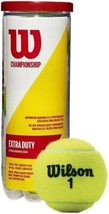 Wilson - WRT100101 - Championship Extra Duty Tennis Balls - 3 Ball Can - $14.95