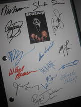 Scream Signed Film Movie Screenplay Script X14 Autographs Wes Craven Neve Campbe - £15.97 GBP