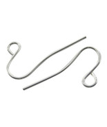 100 Silver Ear Wires French Hook Earring Wires Findings BULK - $7.13 CAD