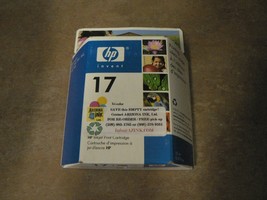 Genuine OEM HP C6625AN Tri-Color Ink Jet Cartridge 17 - EXP DEC 2006 - $9.85