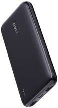 AUKEY USB C Power Bank 10000mAh Portable Charger Dual-Output Battery Pack Fast C - £25.57 GBP