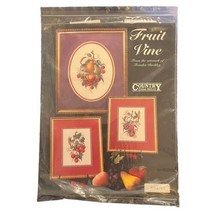 Country Cross Stitch Fruit Vine Book 87 Cross Stitch Pattern - $5.93