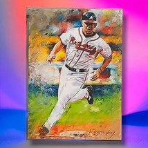 Chipper Jones Sketch Card Limited /50 Edward Vela Signed - $8.99