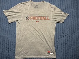 Nike Dri Fit Florida State Seminoles T Shirt Men’s Small Gray - $14.85