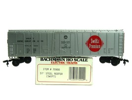 Vintage HO Scale Bachmann Swift Premium 51&#39; Steel Refrigerator Reefer Box Car - £16.03 GBP