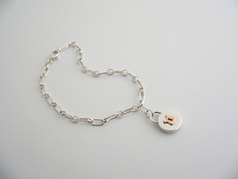 Tiffany &amp; Co Silver 18K Gold Locks Bracelet Bangle Oval Link Chain Gift ... - £256.18 GBP