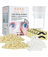 Nose Ear Hair Removal Wax Kit Sticks Easy Mens Nasal Waxing Remover Strips - $213.90 MXN