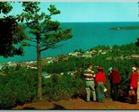 Overlook on Brockway Drive Copper Harbor Michigan MI UNP Chrome Postcard... - $2.67