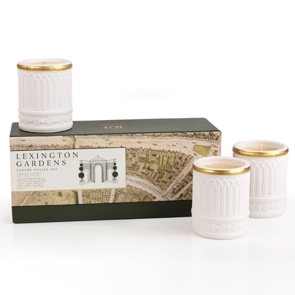 Seda France Lexington Gardens Ceramic Votive Candle Set - £36.87 GBP