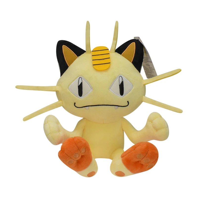 Meowth Genuine Peluche Pokemon Plush Toys Stuffed Dolls Cartoon Cute Dolls - £21.96 GBP