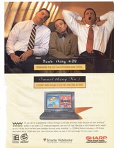 1996 Sharp Laptop Print Ad Vintage Technology Electronics 8.5&quot; x 11&quot; - £15.43 GBP